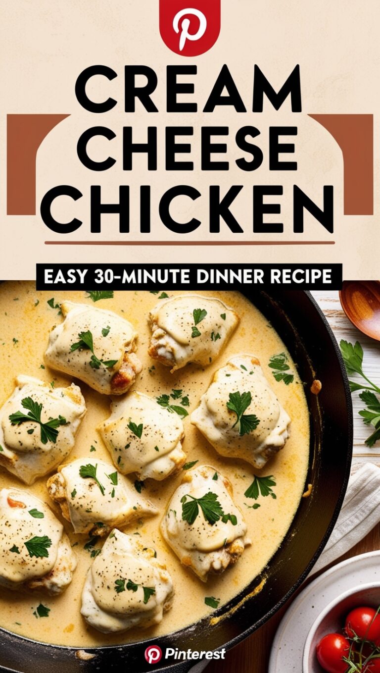 Cream Cheese Chicken: Easy 30-Minute Dinner Recipe